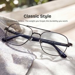 Anderson Black Aviator Glasses0