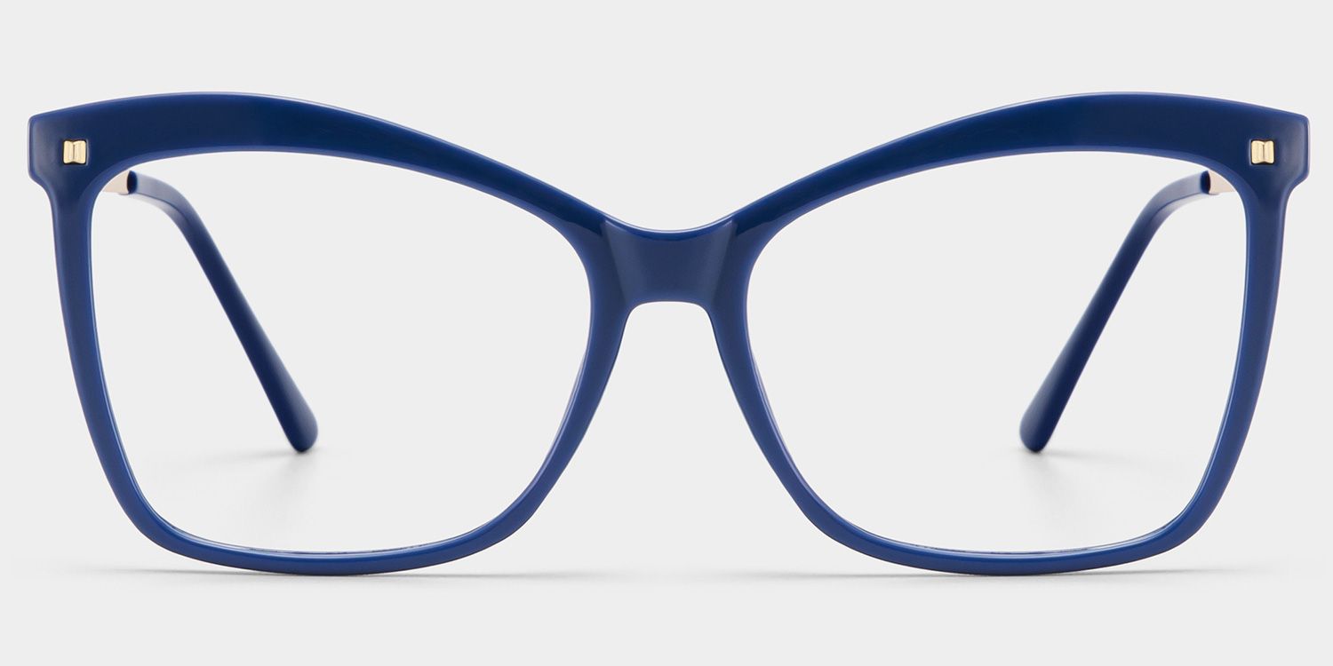 Isaebella Butterfly Blue Frame Glasses | Zeelool Optical0
