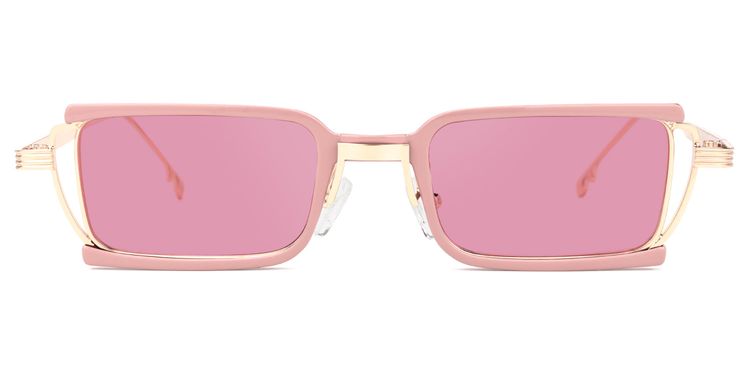 Nancy Square Black Sunglasses-02