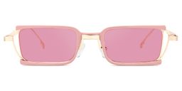 Nancy Square Black Sunglasses-020