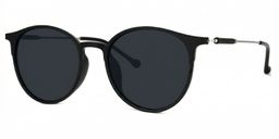 Gamble Black Round Sunglasses1