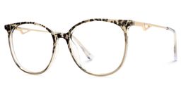 Chanty Brown Round Glasses1