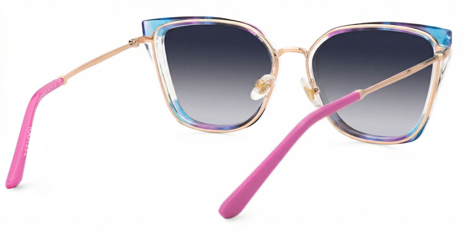 Martins Tr90 Multicolor Frame Sunglasses | ZEELOOL CA3