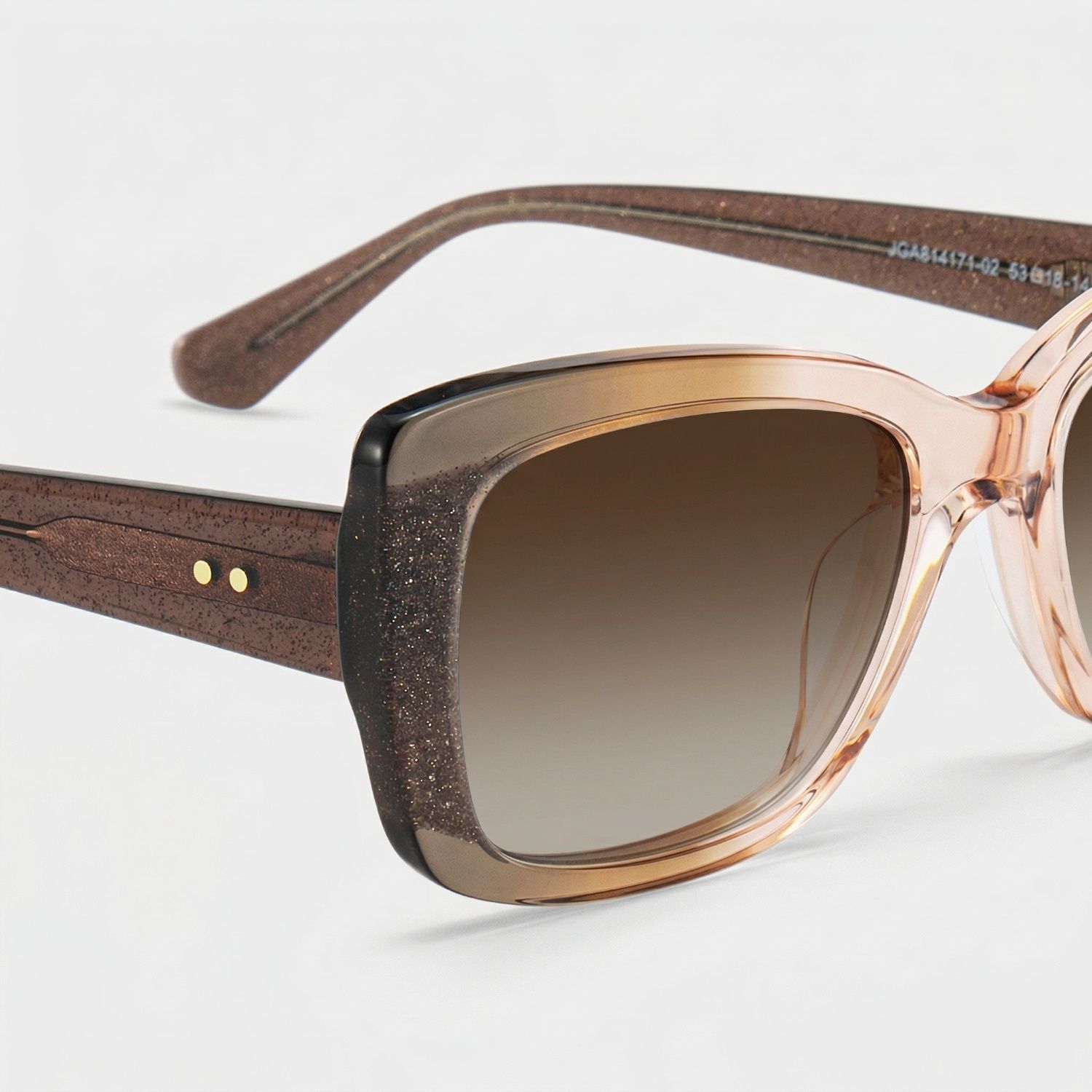Leona Rectangle Brown Sunglasses for Women & Men | ZEELOOL CA4