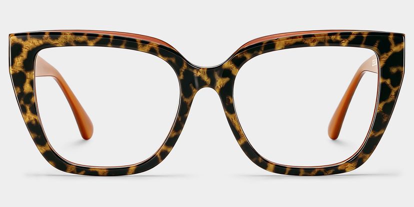 Tamarrah Leopard Cat eye Glasses