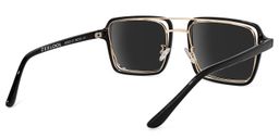 Nellie Black-Gold Aviator Sunglasses4