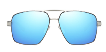 Matherne Square Gray Glasses