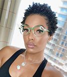 Denis Cat Eye Red Glasses1