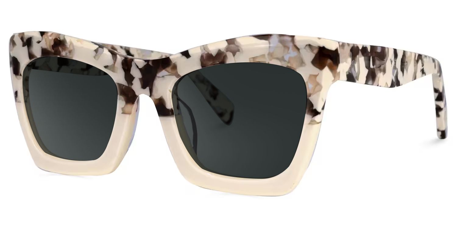 Benitez Acetate Two-Tone Frame Sunglasses | ZEELOOL CA1