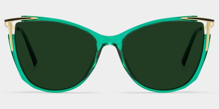 Yomary Green Cat eye Sunglasses