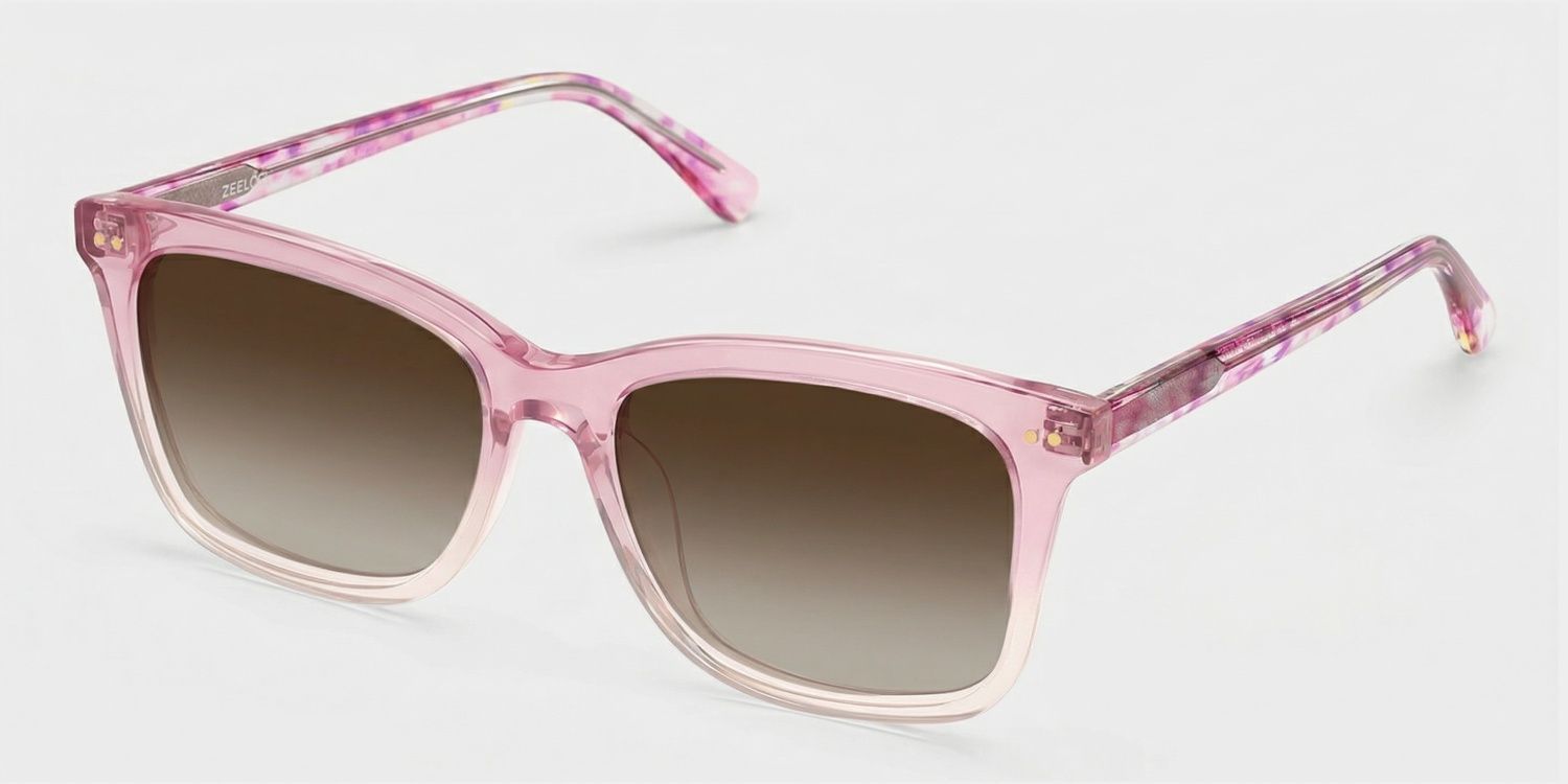 Layla Acetate Pink Frame Sunglasses | ZEELOOL CA2