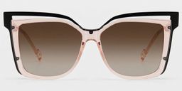 Twolla Beige Square Sunglasses0