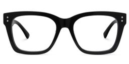 Gaydeh Black Rectangle Glasses1