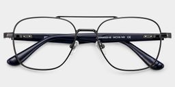 Anderson Black Aviator Glasses2