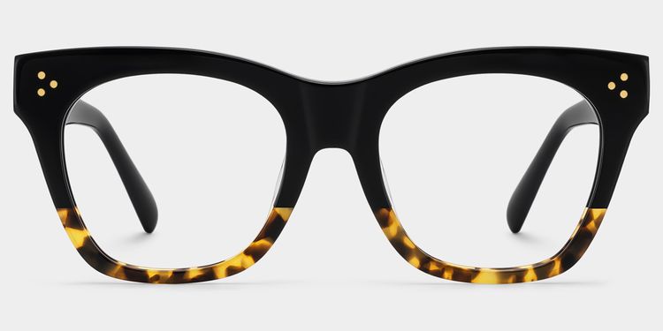 Tandy Tortoise Square Glasses