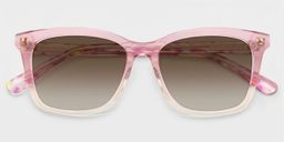 Layla Pink Square Sunglasses1