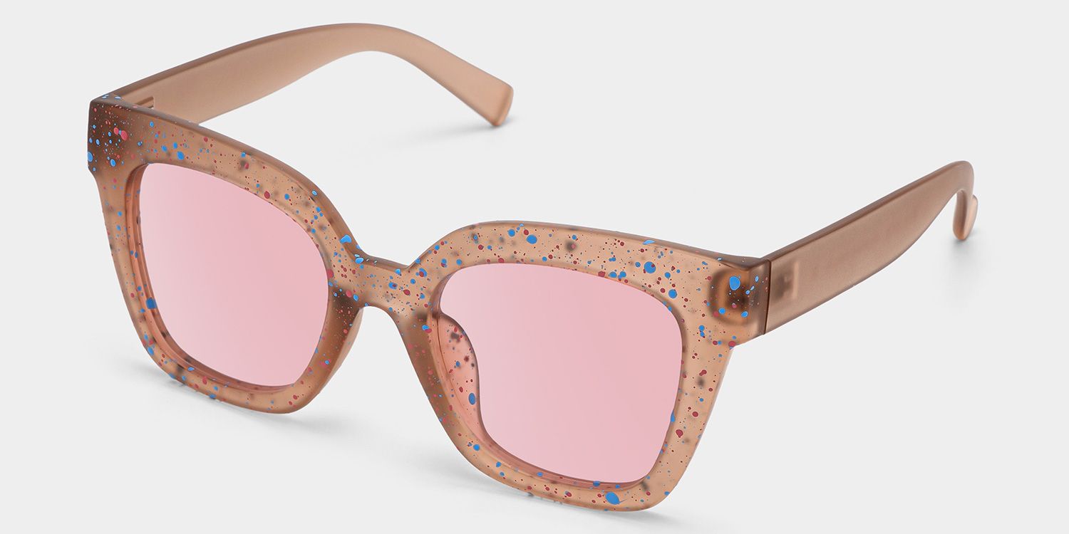 Malcolm Square Matte Brown Sunglasses for Women & Men | ZEELOOL CA2