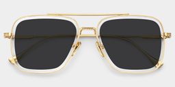Gifford Clear Aviator Sunglasses1