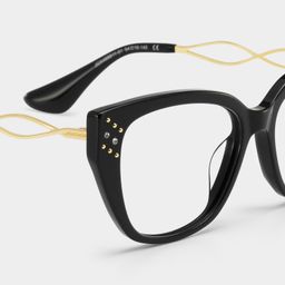 Alma Black Butterfly Glasses5