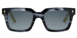 Rangel Gray Rectangle Sunglasses0