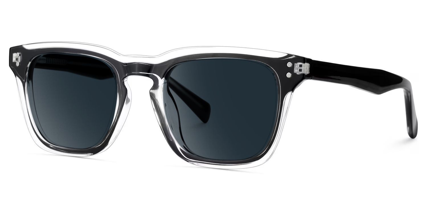 Liam Tr90 Black Clear Frame Sunglasses | ZEELOOL CA2