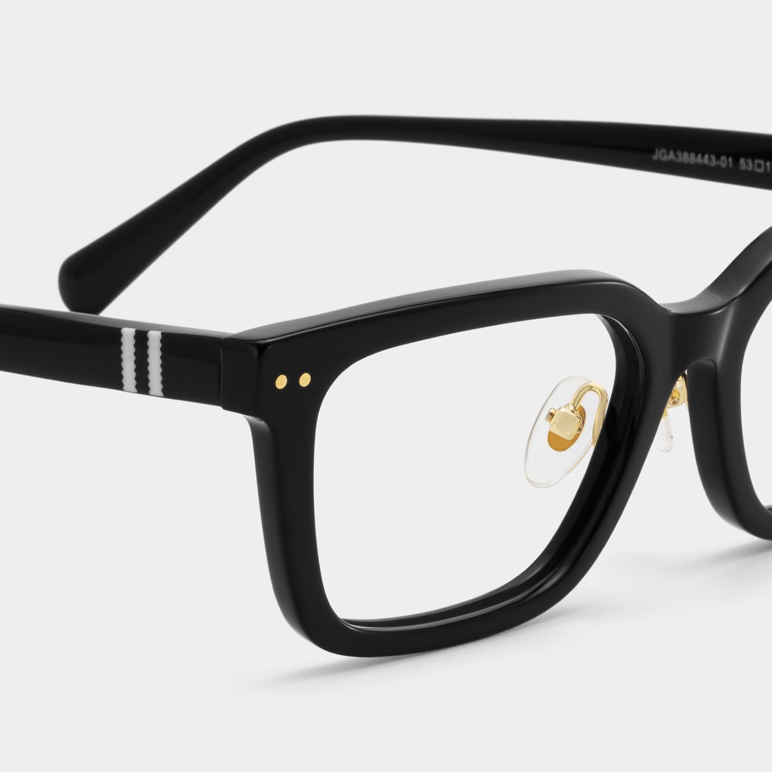 Remy Black Rectangle Glasses | Screen‑Ready Athleisure5