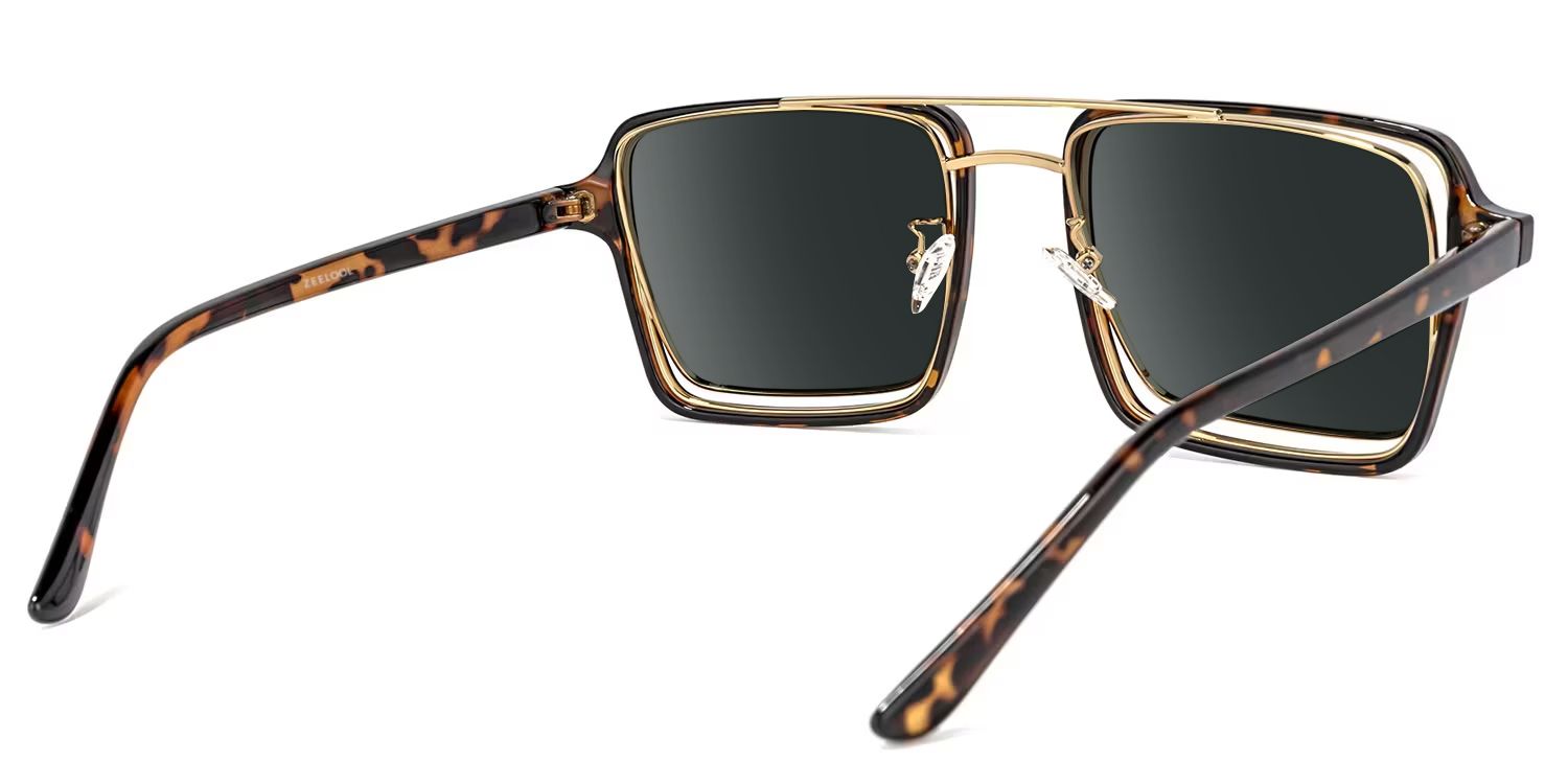 Nellie Mixed Tortoise-Gold Frame Sunglasses | ZEELOOL CA3