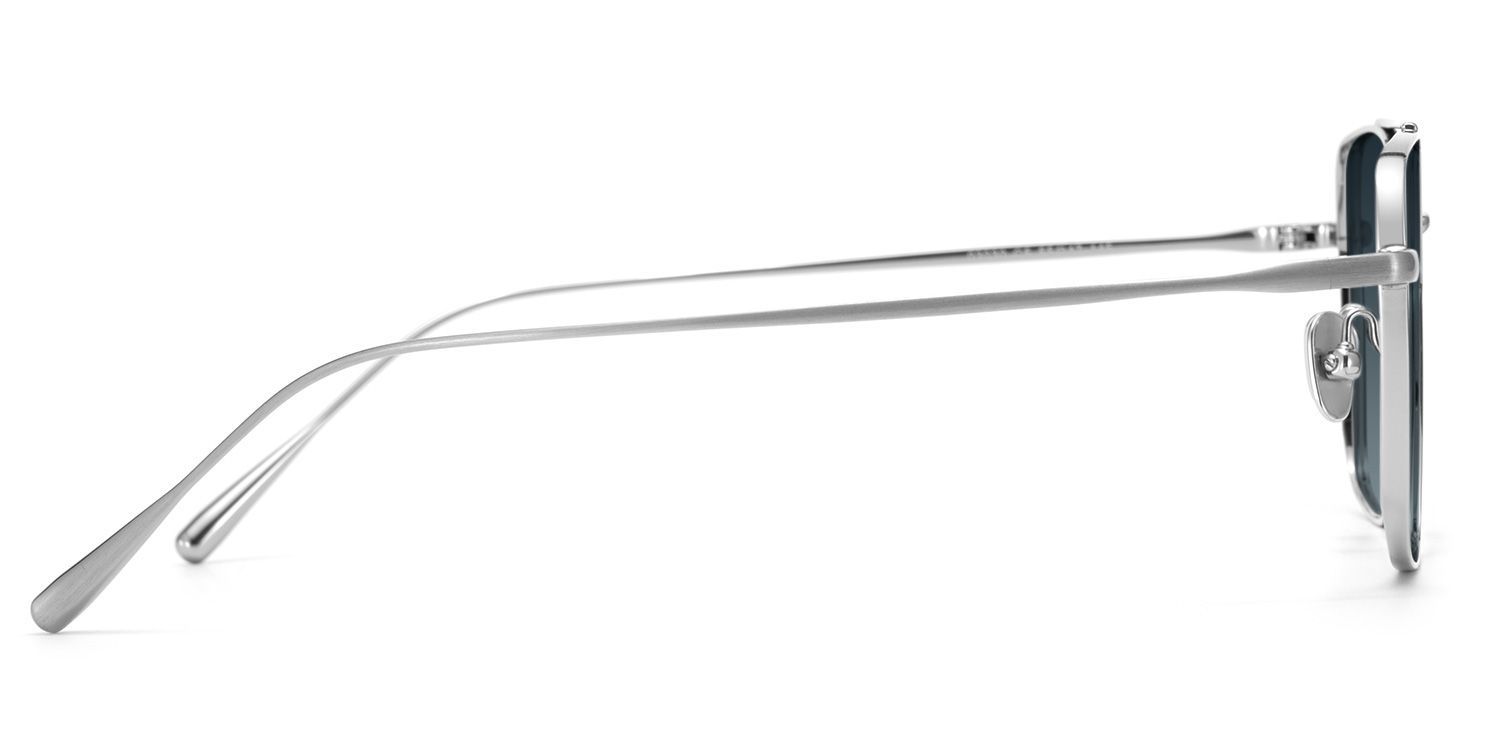 Jensen Silver Aviator Sunglasses to Frame Your Face | ZEELOOL CA3