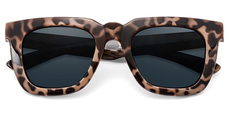 Clea Tortoise Rectangle Sunglasses