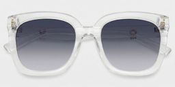 Ebony Clear Square Sunglasses1