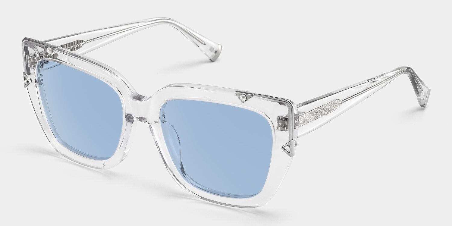 Marilyn Clear Frame Sunglasses with Butterfly Style | ZEELOOL CA3