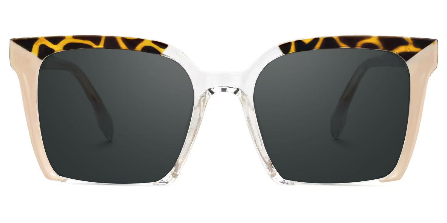 Misty Pink Frame Sunglasses with Square Style | ZEELOOL CA0