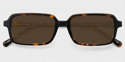Danielle Tortoise Rectangle Sunglasses1