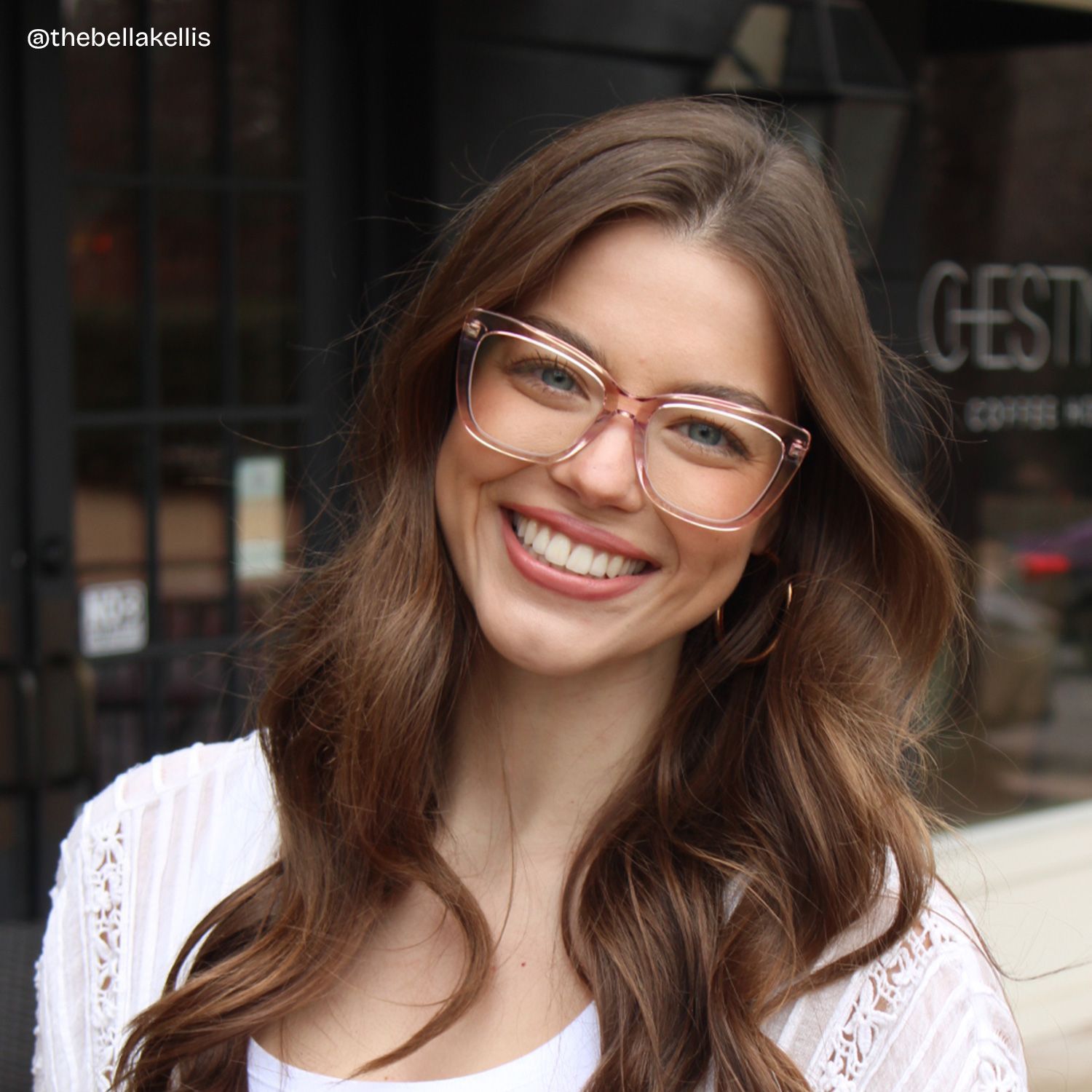 Remi Watercolor Glasses - Women Pink Butterfly Frames | ZEELOOL6