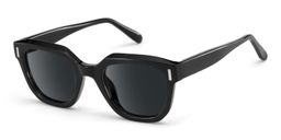 Nia Black Square Sunglasses2