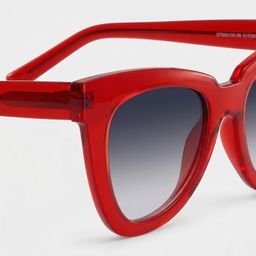 Yaser Red Cat eye Sunglasses4