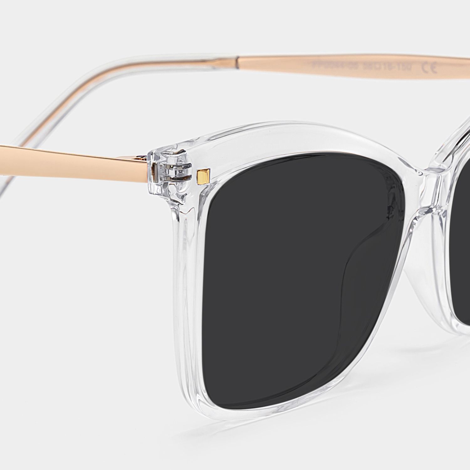 Isaebella Clear Butterfly Polarized Sunglasses for Driving | ZEELOOL CA4