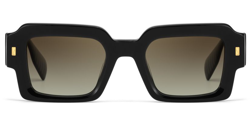 Bobbee Black Square Sunglasses