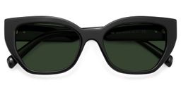 Zia Black Cat eye Sunglasses1