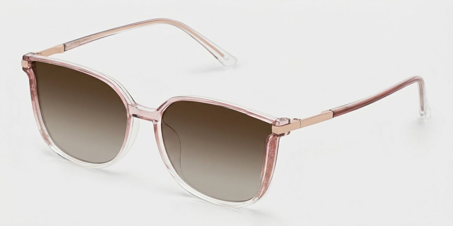 Rodz Square Pink Full Rim Sunglasses | ZEELOOL CA2