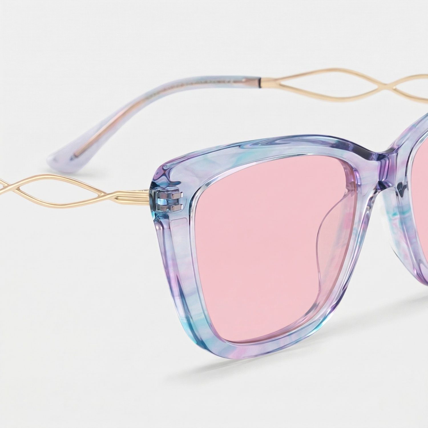 Remi Purple Frame Sunglasses with Butterfly Style | ZEELOOL CA4