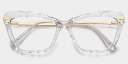 Juliet Clear Rectangle Glasses1