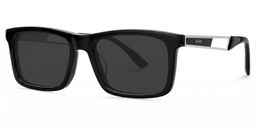Osvaldo Black Rectangle Sunglasses2