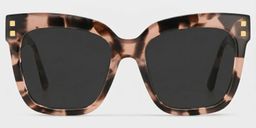 Minguela Pink-Tortoise Square Sunglasses0