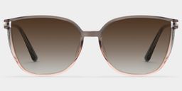 Rodz Gray-Pink Square Sunglasses0