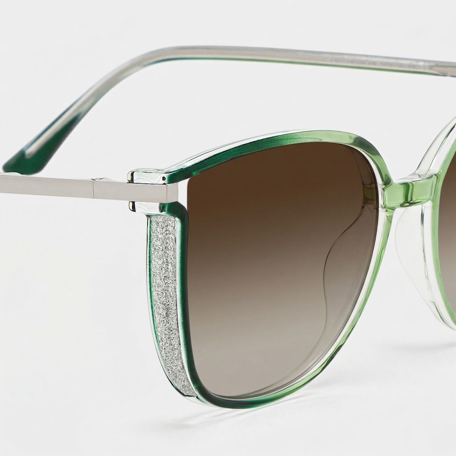 Rodz Green Frame Sunglasses with Square Style | ZEELOOL CA4