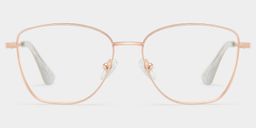 Skyler Rose Gold Butterfly Glasses0