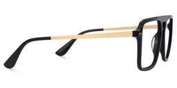 Briannie Black Aviator Glasses2