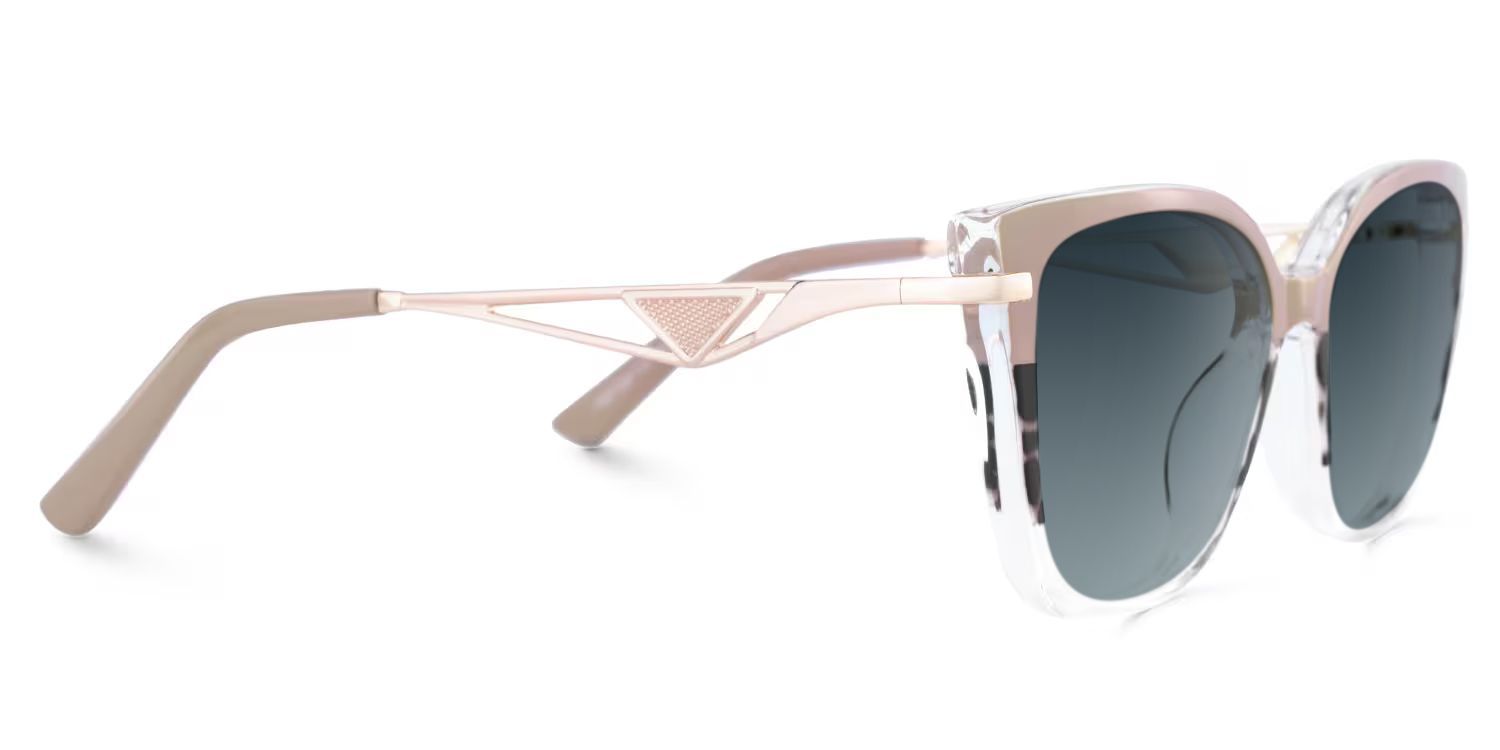 Margret Cat Eye Tortoise Khaki Sunglasses for Women & Men | ZEELOOL CA3