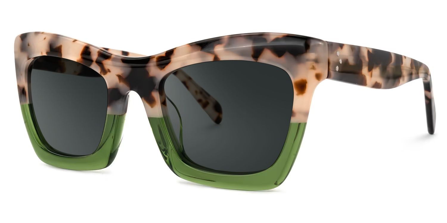 Benitez Two-Tone Frame Sunglasses with Square Style | ZEELOOL CA1